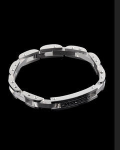 Stainless Steel Link Chain Urn Bracelet Memorial Ash Keepsake Jewellery - Personalised Engraved