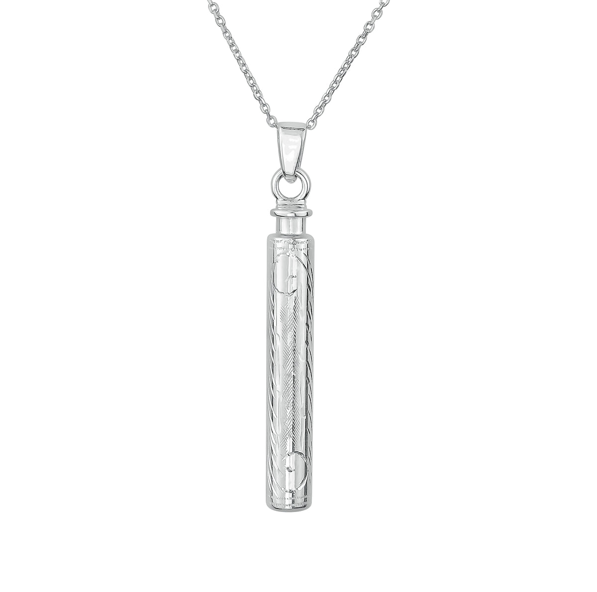 Cylinder necklace for ashes sales