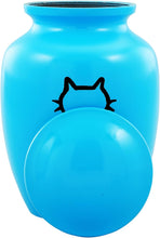 Blue Cat Urn with Optional Personalisation