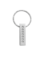 Crystal Cremation Urn Keyring with Optional Personalisation