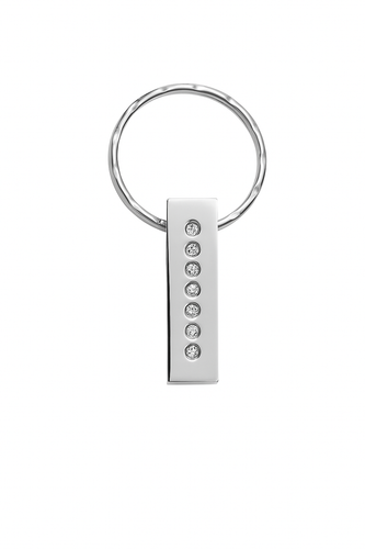 Crystal Cremation Urn Keyring with Optional Personalisation