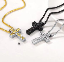 Celtic Heart Cross - Cremation Urn Pendant with Optional Personalisation