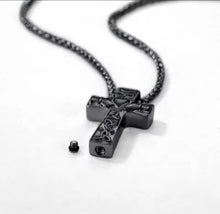 Celtic Heart Cross - Cremation Urn Pendant with Optional Personalisation