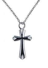 Silver Vintage Cross - Cremation Urn Pendant