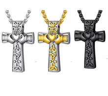 Celtic Heart Cross - Cremation Urn Pendant with Optional Personalisation