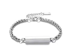 Bar Link Chain Urn Bracelet with Option Personalised Engraving