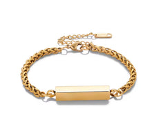 Bar Link Chain Urn Bracelet with Option Personalised Engraving