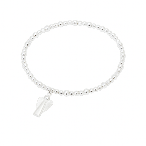 Sterling Silver Angel Stacking Bracelet