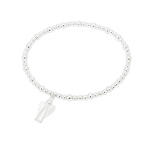 Sterling Silver Angel Stacking Bracelet