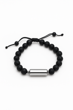 Adjustable Casual Lava Stone Urn Bracelet - Memorial Ash Keepsake Jewellery - With Optional Personalised Engraved