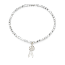 Sterling Silver Dreamcatcher Stacking Bracelet