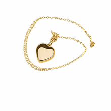 9ct Gold Heart Cremation Urn Pendant