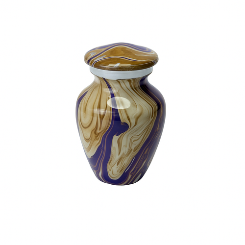 Miniature Elite Purple Amethyst Keepsake Urn