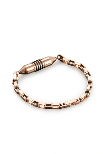 Rose Gold Steel Cremation Urn Bracelet