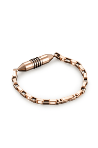 Rose Gold Steel Cremation Urn Bracelet