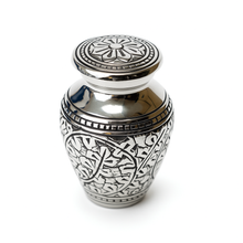 Miniature Silver Vintage Keepsake Urn
