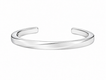 Silver Twist Cremation Urn Bracelet - Memorial Ash Keepsake Jewelry