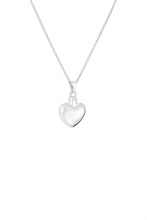 Sterling Silver Heart Cremation Urn Pendant with Optional Personalisation