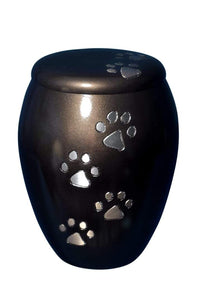 Brown with Paws Urn
