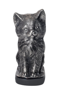Silver Pet Cat Urn