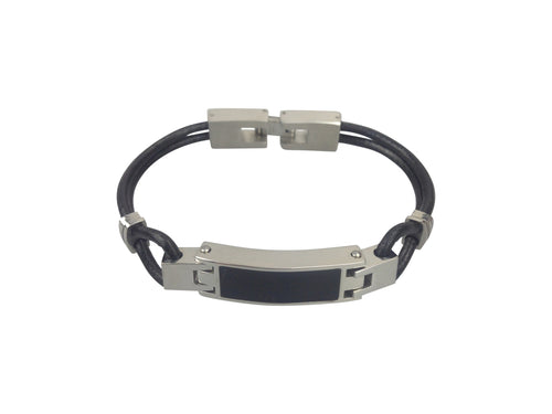 Contemporary Leather Urn Bracelet - Optional Personalisation
