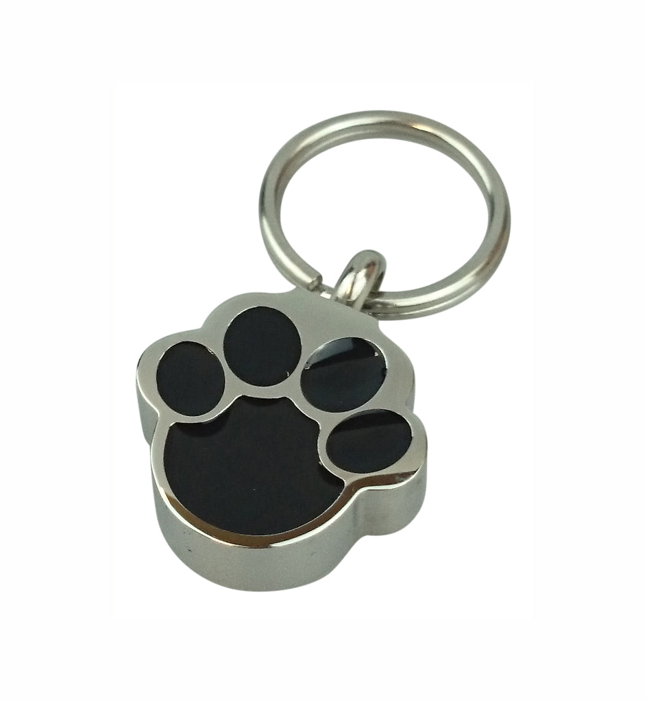 Pet Paw Cremation Urn Keyring with Optional Personalisation