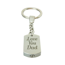 Love You Dad Cremation Urn Keychain Keyring