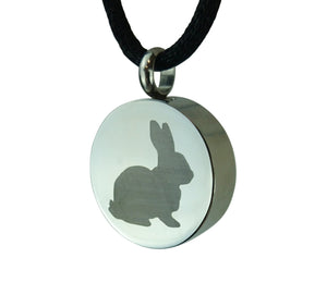 Rabbit Cremation Urn Pendant - Main Image