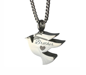 Brother Dove Cremation Urn Pendant