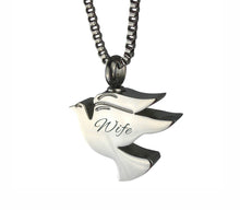 Wife Dove Cremation Urn Pendant