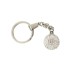 Crystal Ball Cremation Urn Keychain