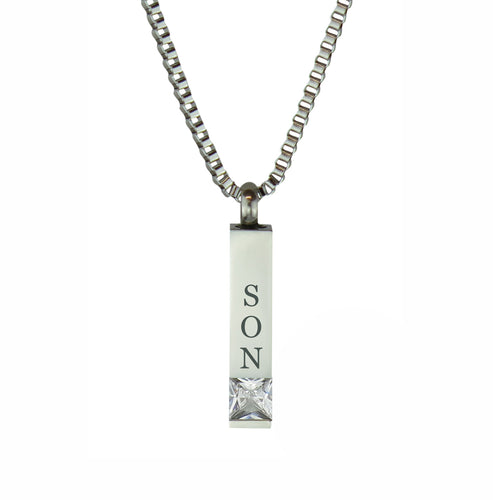 Son Quantum Crystal Cremation Urn Pendant