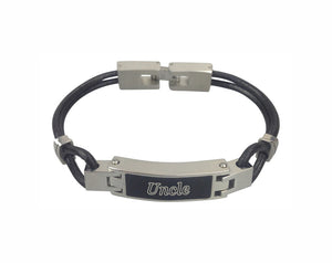"Uncle" Men's Personalised Ashes Urn Bracelet | Love to Treasure