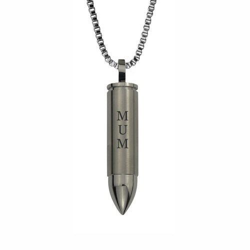 Mum Bullet Cremation Urn Pendant