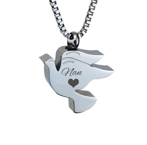 Nan Dove Cremation Urn Pendant