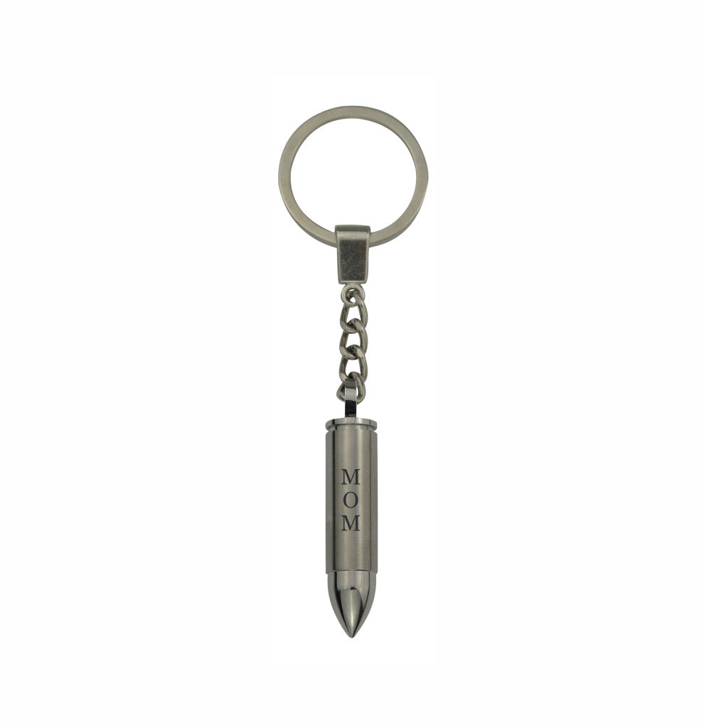 Mom Bullet Cremation Urn Keychain Keyring