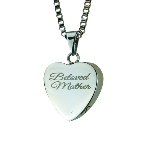 Beloved Mother Cremation Urn Pendant