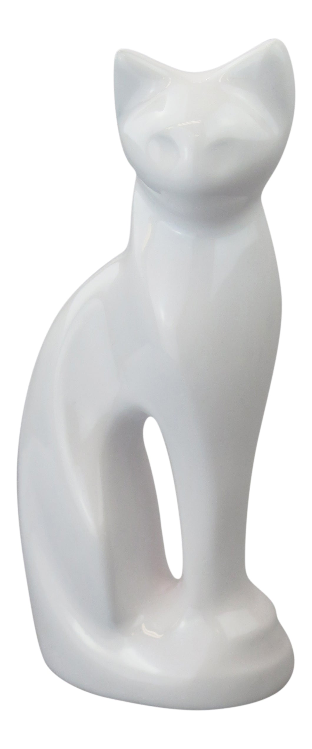 White Cat Figurine Pet Ashes Urn | Love to Treasure 