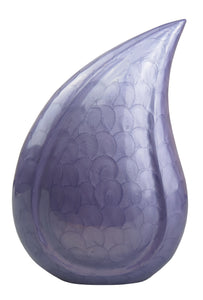 Large Lilac Teardrop Urn for Adult or Pet Dog Ashes | Love to Treasure