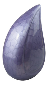 Large Lilac Teardrop Urn for Adult or Pet Dog Ashes | Love to Treasure
