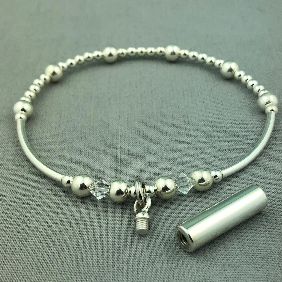 Sterling silver urn bracelet Clearance