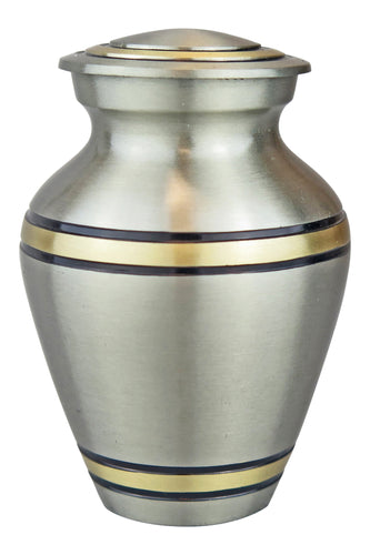 Miniature Silver and Gold Keepsake Urn with Optional Personalised Engraving