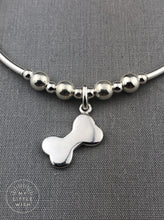 Sterling Silver Dog Bone Stacking Bracelet