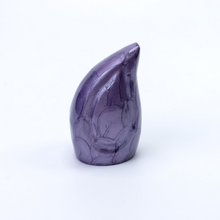 Miniature Purple Enamel Teardrop Aluminium Keepsake Urn