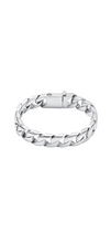 Stainless Steel Men's Motorcycle Chain Urn Bracelet with Optional Personalised Engraving