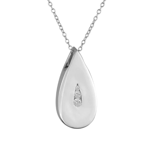 Teardrop necklace that hot sale holds ashes