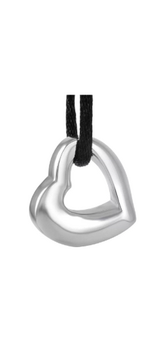 Open Heart Cremation Urn Pendant