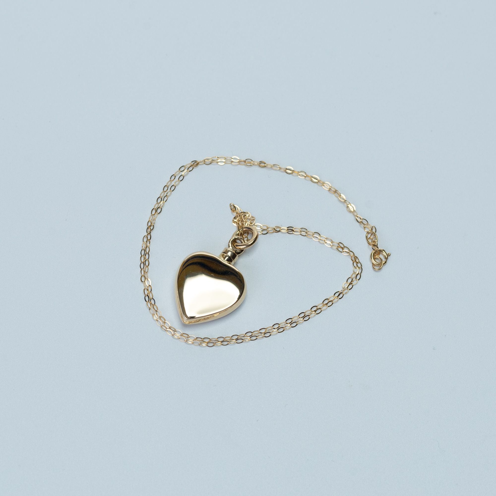 9ct Gold Heart Cremation Urn Pendant – Love to Treasure