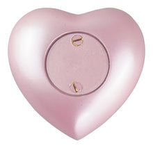Baby Girl Pink Remembrance Personalised Heart Brass Keepsake Urn