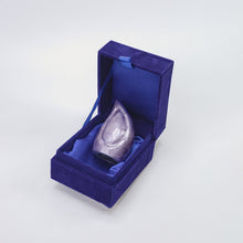 Miniature Purple Enamel Teardrop Aluminium Keepsake Urn
